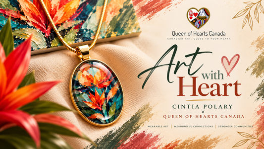 Art with Heart: Cintia Polary Joins Queen of Hearts Canada