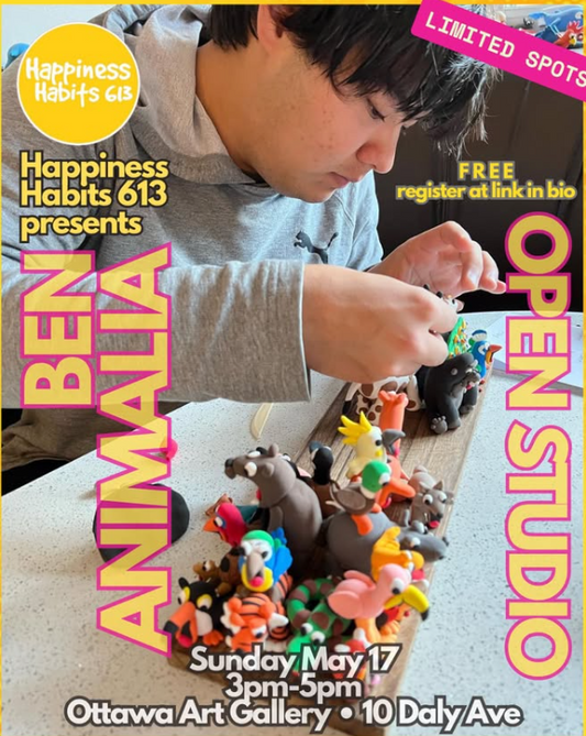 Benanimalia Work shop a Ottawa Art Galley.